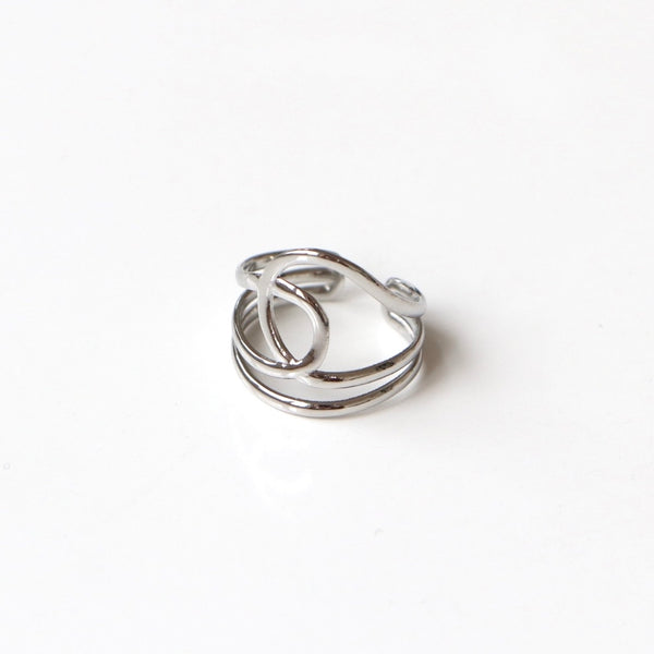 Bague En Argent Massif Avec Pierres - Taille 54 - Occasion - Style élégant