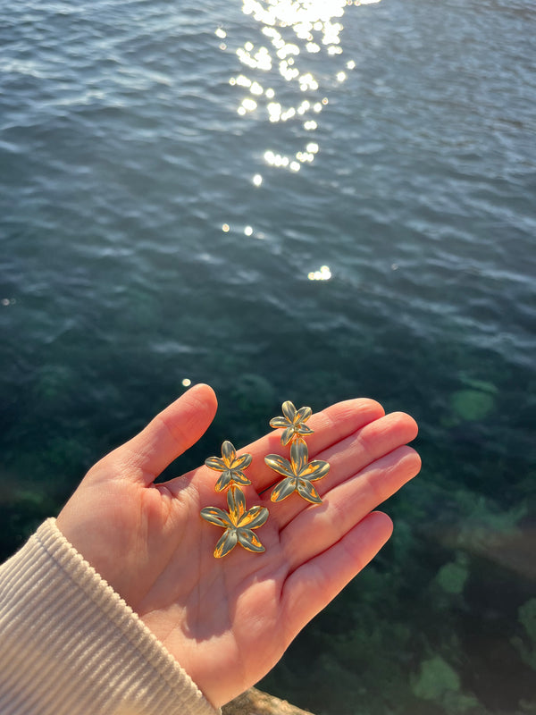 Boucles fleurs Pia