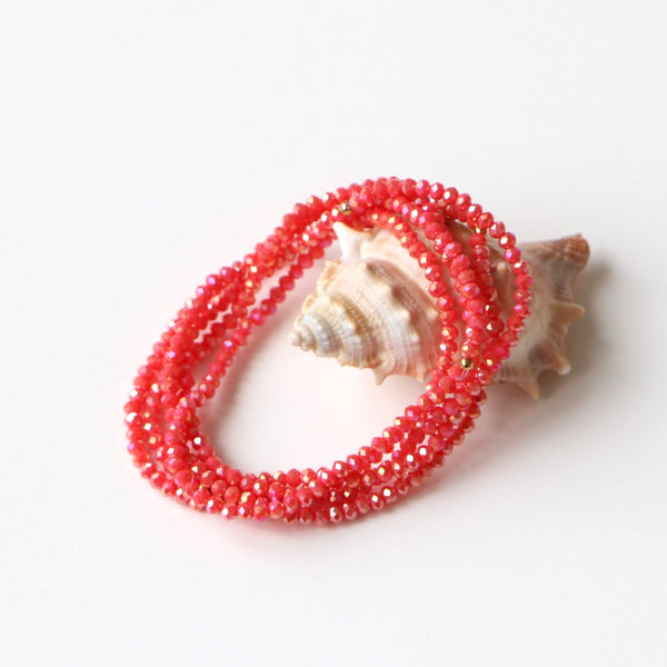 Bracelet perles de cristal Grenadine