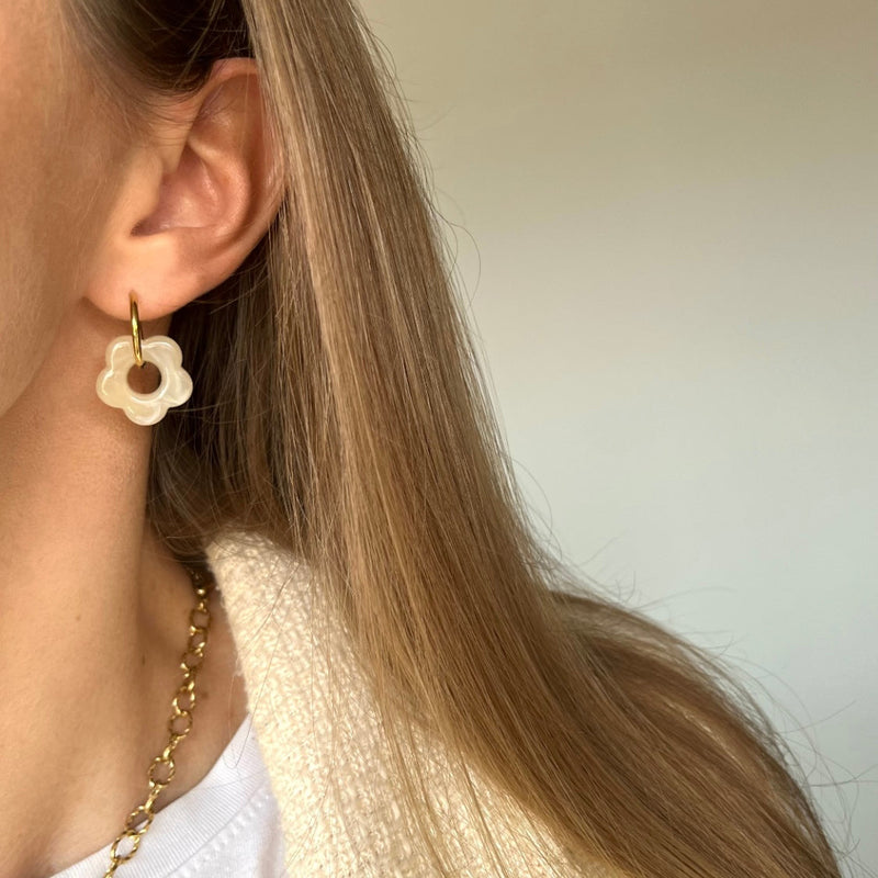 Nouvelles paires de fleurs sans créoles (10 motifs)