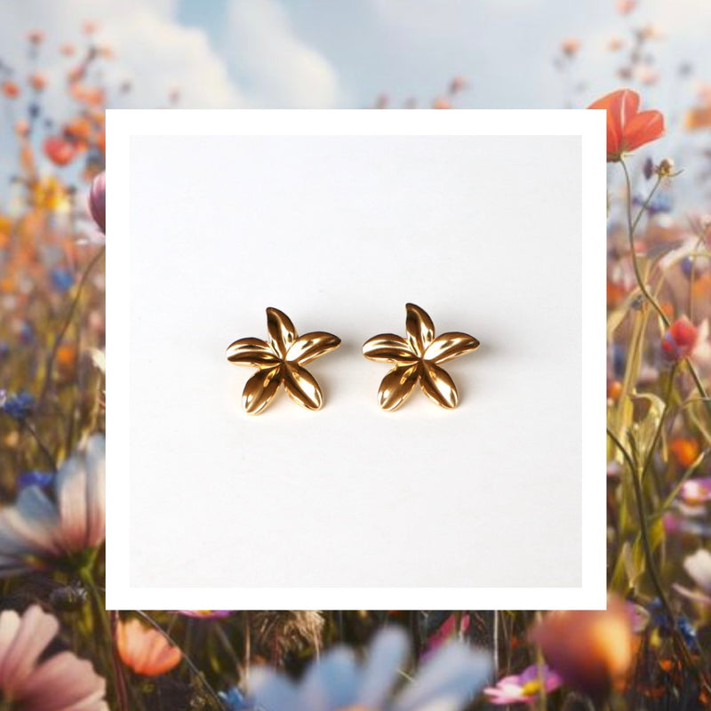 Boucles fleurs Mia