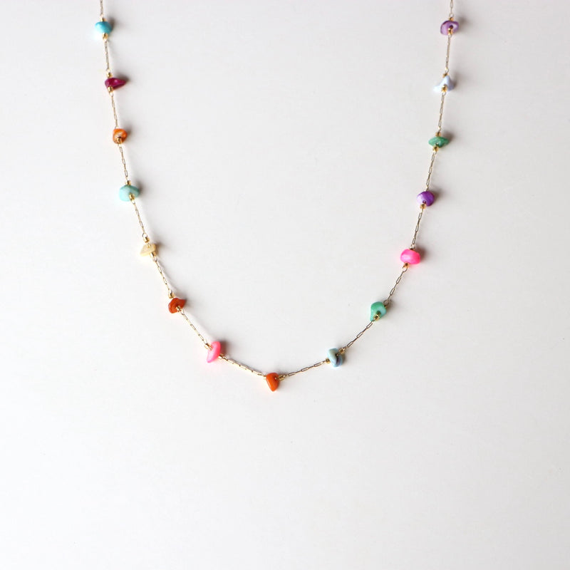 Collier Bali pierres précieuses
