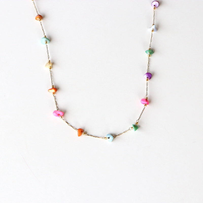 Collier Bali pierres précieuses