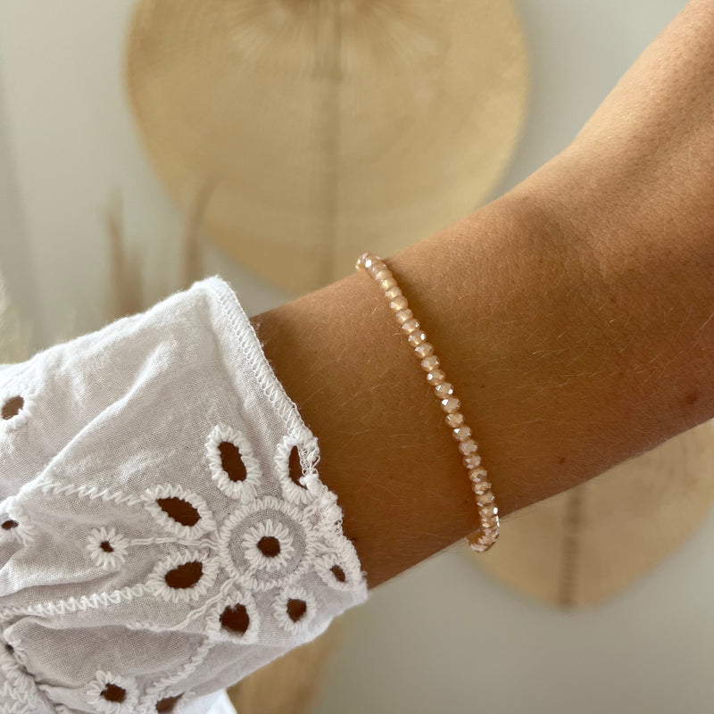 Bracelet en perles de cristal