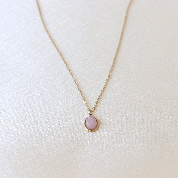 Collier Iconique quartz rose