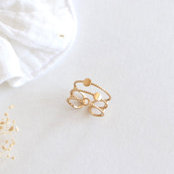 Bague triple Léa