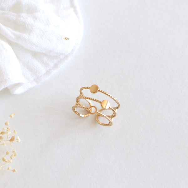 Bague triple Léa